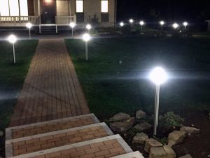 Установка уличных светильников в Тутаеве